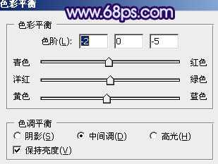‘Photoshop将草地婚片调制出柔美的蓝紫色‘