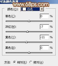 ‘Photoshop给绿树中的人物加上唯美的秋季橙绿色‘