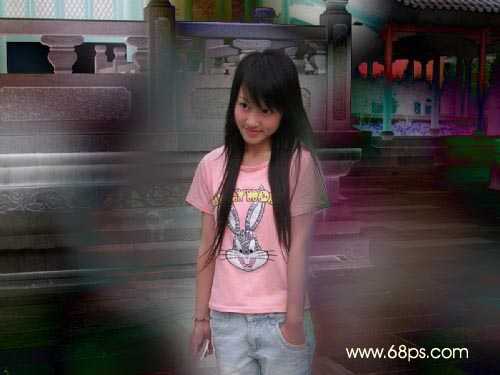 Photoshop丰富照片色彩制作非主流效果