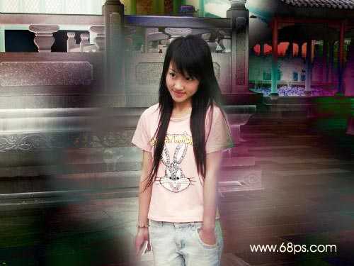 Photoshop丰富照片色彩制作非主流效果