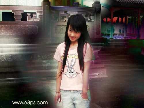 Photoshop丰富照片色彩制作非主流效果