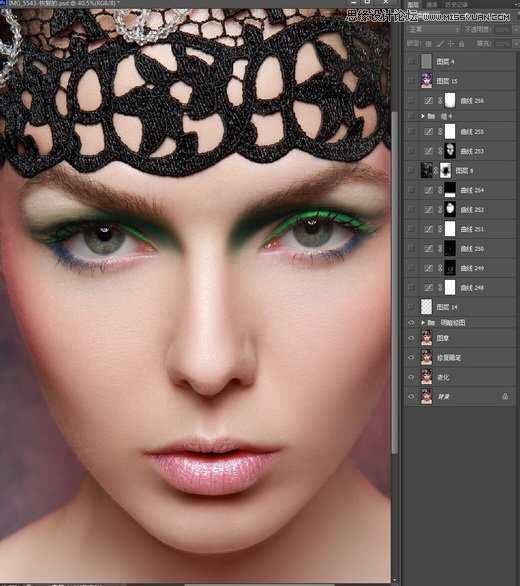 ‘使用Photoshop人像照片商业精修教程‘