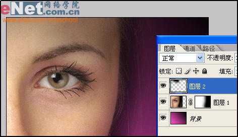 Photoshop教程:MM眼睛艺术处理效果_脚本之家jb51.net网络整理