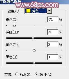 ‘Photoshop将趴在草地上的美女图片增加小清新的粉红色‘