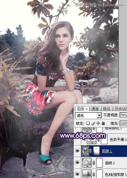 Photoshop调出美女照片欧式大片效果图,PS教程