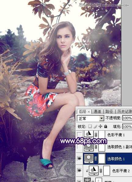 Photoshop调出美女照片欧式大片效果图,PS教程