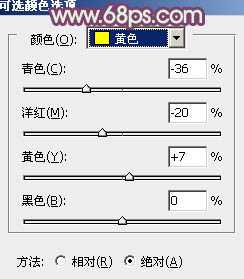 ‘Photoshop将草原人物图片调制出小清新的黄蓝色‘