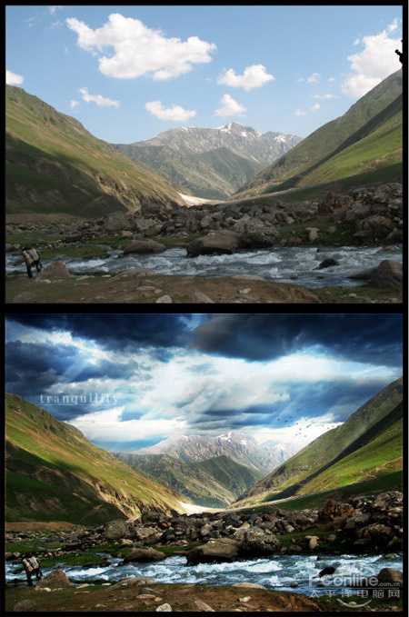 ‘Photoshop打造史诗般的风景图‘