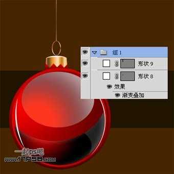 ‘photoshopCS5制作红色的圣诞壁纸效果‘