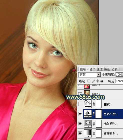 ‘Photoshop打造柔美的暖色美女图片方法‘