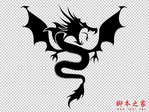 ‘Photoshop模拟制作白银质感的飞龙效果‘