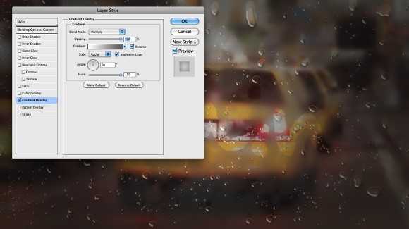 ‘Photoshop制作带水珠的雾化玻璃效果‘