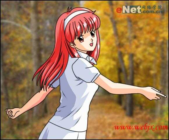 Photoshop打造心跳回忆美女诗织