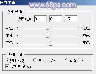 ‘Photoshop为美女图片加上淡雅的韩系冬季冷色‘