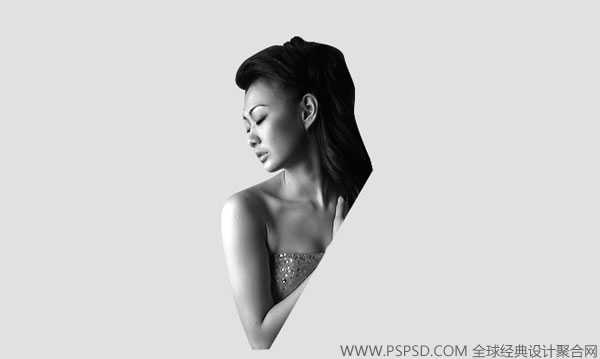 ‘Photoshop打造超酷的红灰色潮流人物海报‘