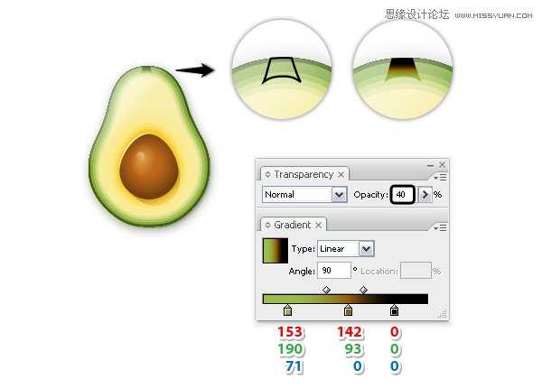 Illustrator绘制立体逼真的鸭梨效果图,