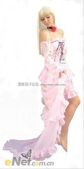 ‘用Photoshop计算命令和通道抠美女发丝教程‘