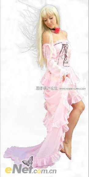 ‘用Photoshop计算命令和通道抠美女发丝教程‘