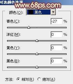‘Photoshop为河边的美女调制出漂亮的暖色调‘