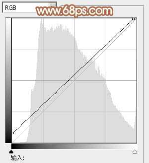 ‘Photoshop为树林中的女孩调出小清新的绿橙色‘