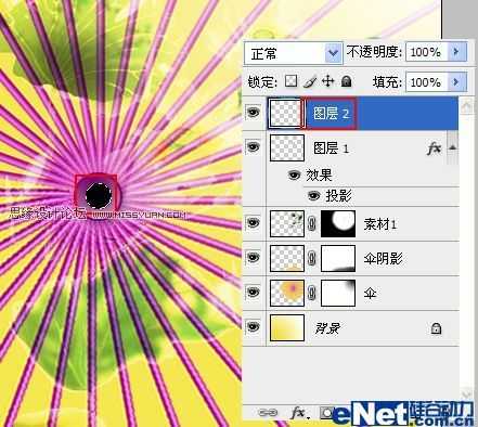 ‘Photoshop图片合成一幅漂亮的中国风古韵春景之画‘