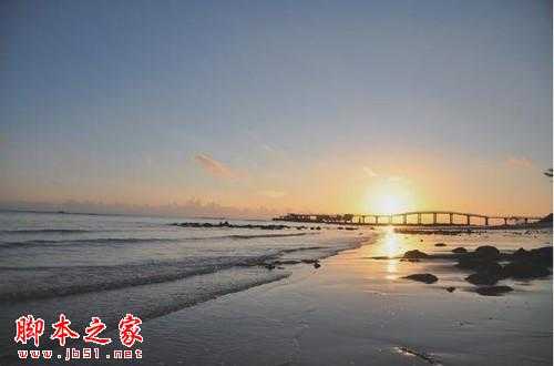 ‘photoshop还原绚烂的海滨落日教程‘