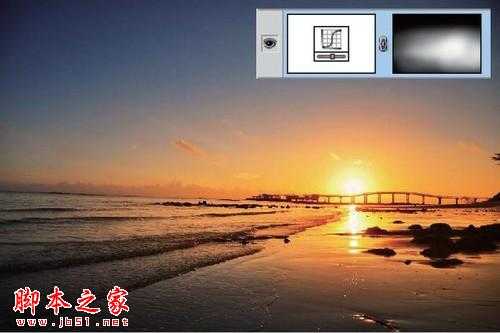 ‘photoshop还原绚烂的海滨落日教程‘