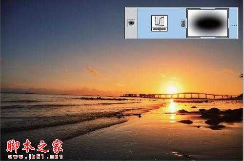 ‘photoshop还原绚烂的海滨落日教程‘