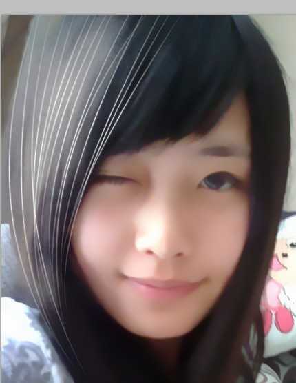 ‘Photoshop将照片转成手绘时头发的简单画法‘