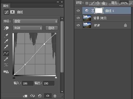 ‘Photoshop将偏暗的风光摄影图片调出清新通透效果‘