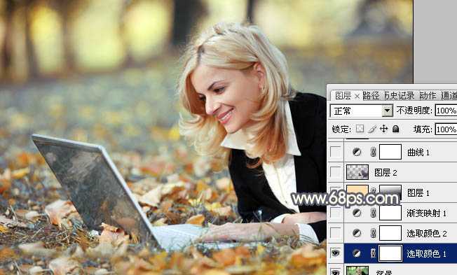 ‘photoshop临摹偏暗的手机人物图片‘