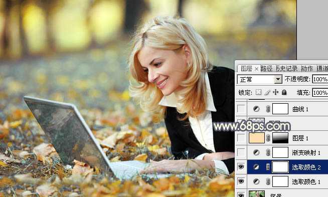 ‘photoshop临摹偏暗的手机人物图片‘
