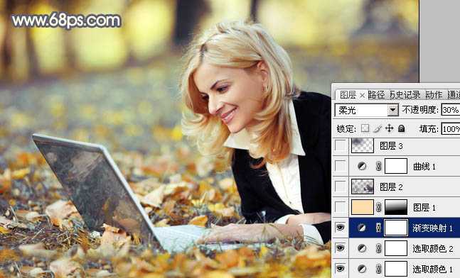 ‘photoshop临摹偏暗的手机人物图片‘