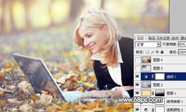 ‘photoshop临摹偏暗的手机人物图片‘