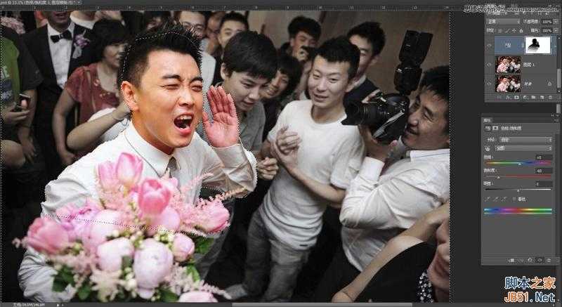 ‘Photoshop详细解析室内婚片婚宴的整体色彩处理教程‘