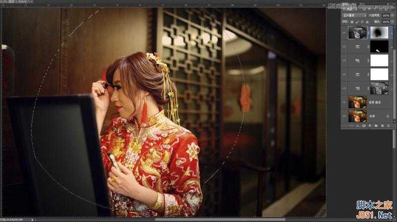 ‘Photoshop详细解析室内婚片婚宴的整体色彩处理教程‘