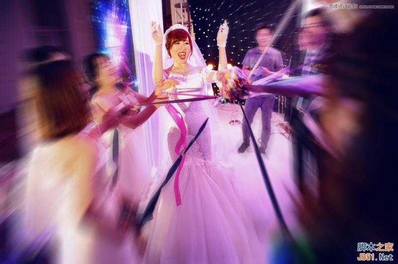‘Photoshop详细解析室内婚片婚宴的整体色彩处理教程‘