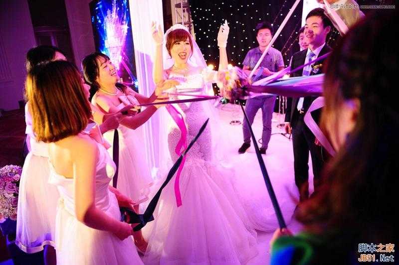 ‘Photoshop详细解析室内婚片婚宴的整体色彩处理教程‘