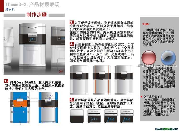 CorelDRAW绘制一款工业纯水机教程,破洛洛