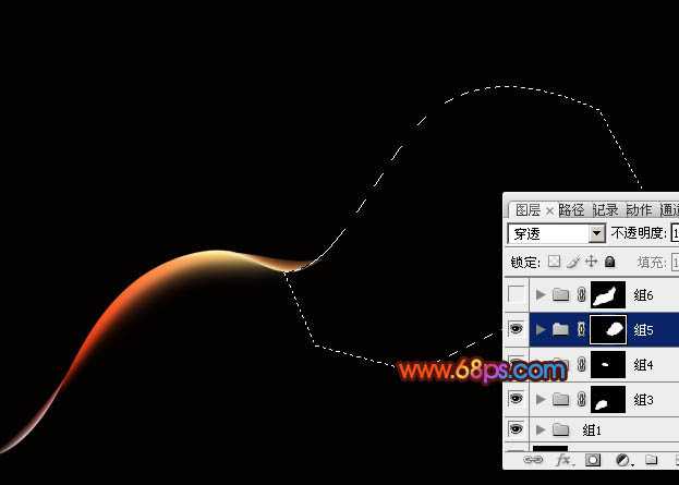 ‘Photoshop设计制作出梦幻的彩色艺术光束丝壁纸‘