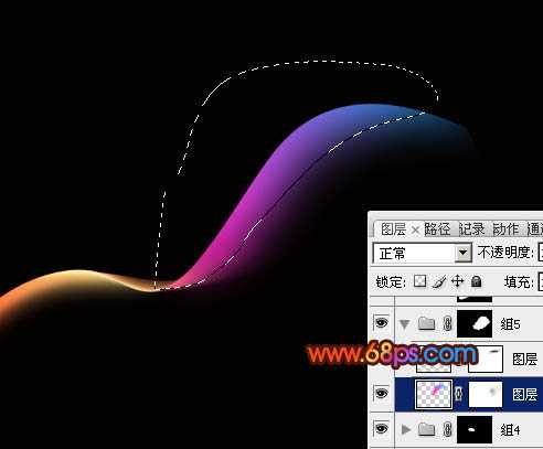 ‘Photoshop设计制作出梦幻的彩色艺术光束丝壁纸‘
