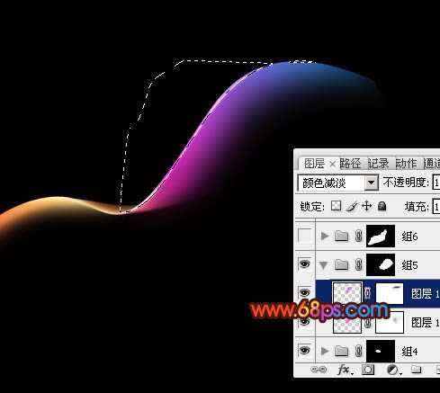 ‘Photoshop设计制作出梦幻的彩色艺术光束丝壁纸‘