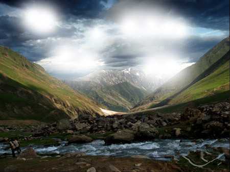 ‘Photoshop打造史诗般的风景图图文教程‘