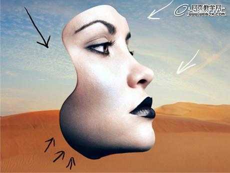 ‘Photoshop将图片合成制作出超现实的抽象艺术效果教程‘