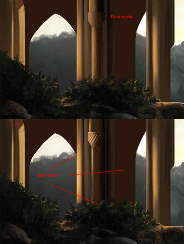 ‘PS绘制逼真的大型山水场景‘