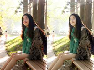 ‘Photoshop调出清新效果干净通透的人物肤色教程‘