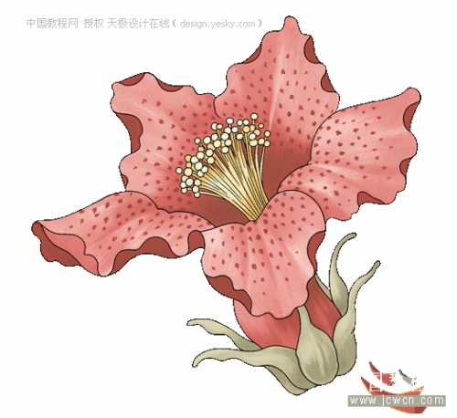 Photoshop自定义卷曲花纹笔刷_脚本之家转载教程