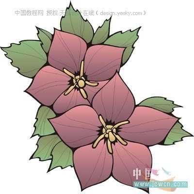 Photoshop自定义卷曲花纹笔刷_脚本之家转载教程