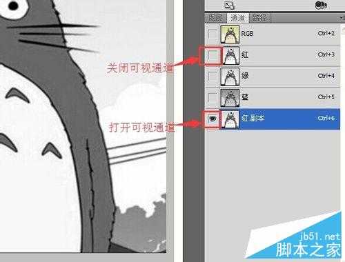 ‘PS利用通道快速去除图片背景‘