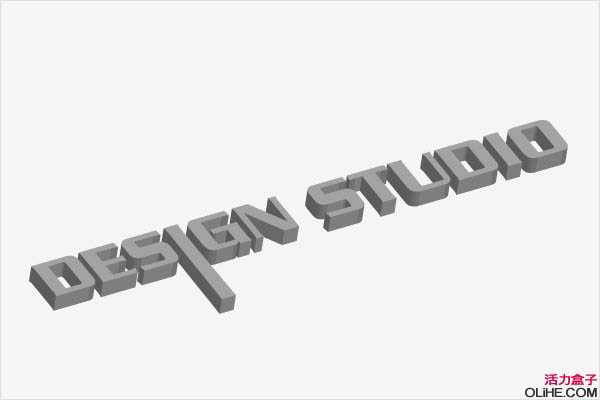‘ps打造潮流风格的超强质感纹理立体字‘